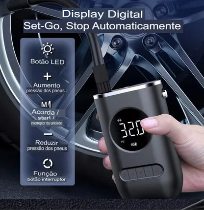 AirPro USB – Mini Compressor de Ar Digital