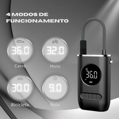 AirPro USB – Mini Compressor de Ar Digital