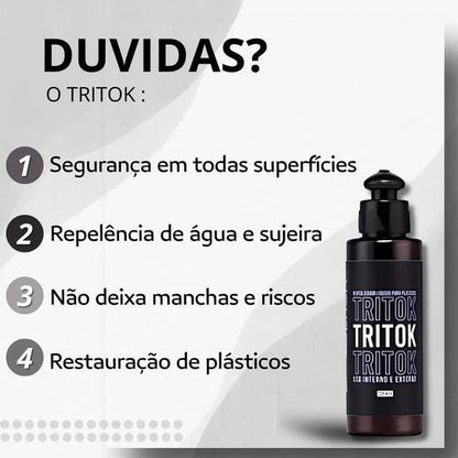 Restaurador de Plásticos Tritok 3 em 1 - Interno e Externo