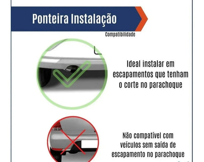 FúriaSport - Ponteira De Escapamento Esportivo