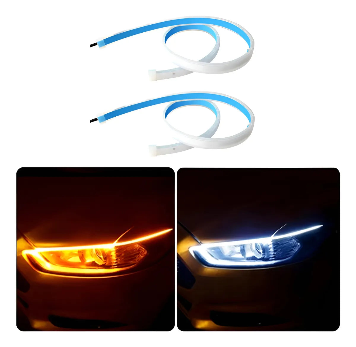 DuplaLine LED - Fita de LED Automotiva DRL e Seta Sequencial