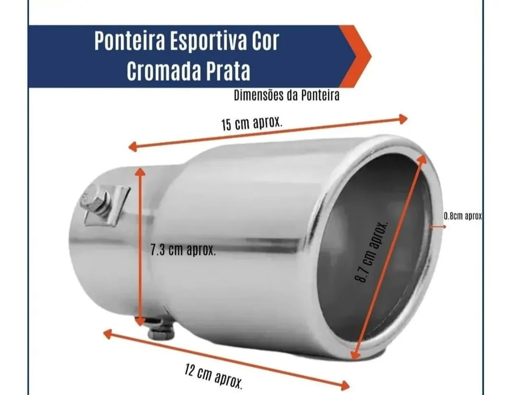 FúriaSport - Ponteira De Escapamento Esportivo