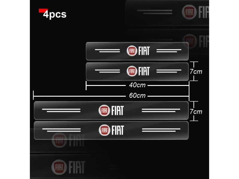 Soleira Prime Carbon - Kit 4 Adesivos