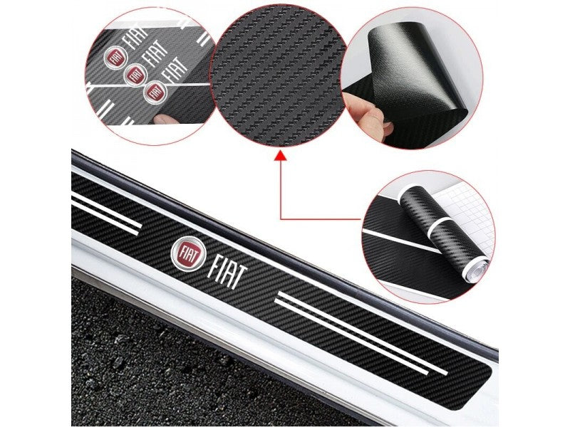 Soleira Prime Carbon - Kit 4 Adesivos