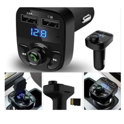 ConectaCar X8 - Adaptador veicular Bluetooth com FM, USB