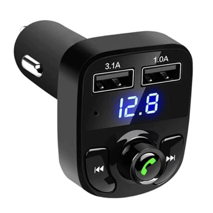 ConectaCar X8 - Adaptador veicular Bluetooth com FM, USB