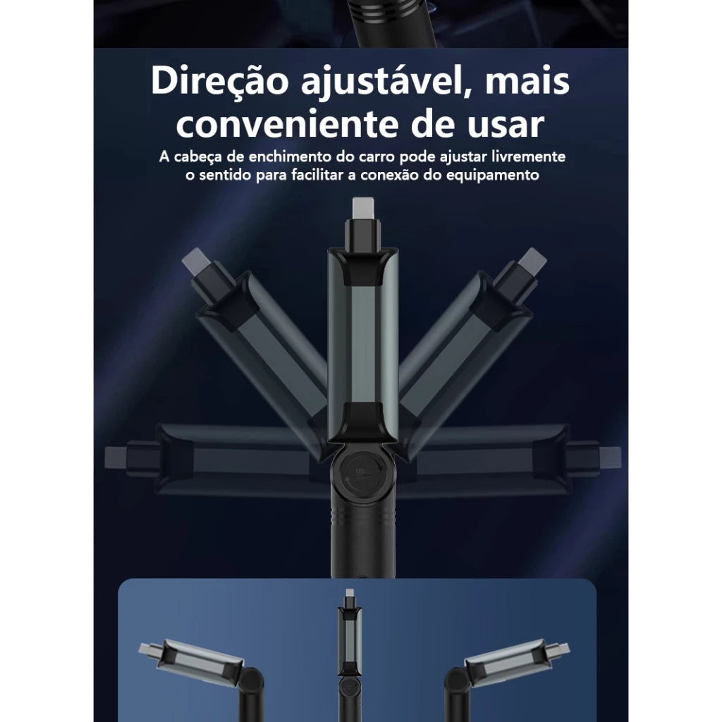 VoltMax Turbo – Carregador Turbo 4 em 1 Automotivo