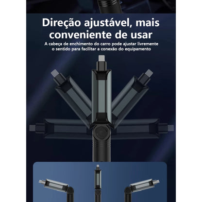 VoltMax Turbo – Carregador Turbo 4 em 1 Automotivo
