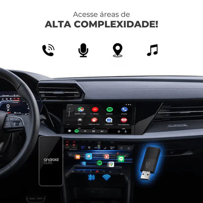 DriveUp® - Adaptador Carplay Sem Fio 2 em 1