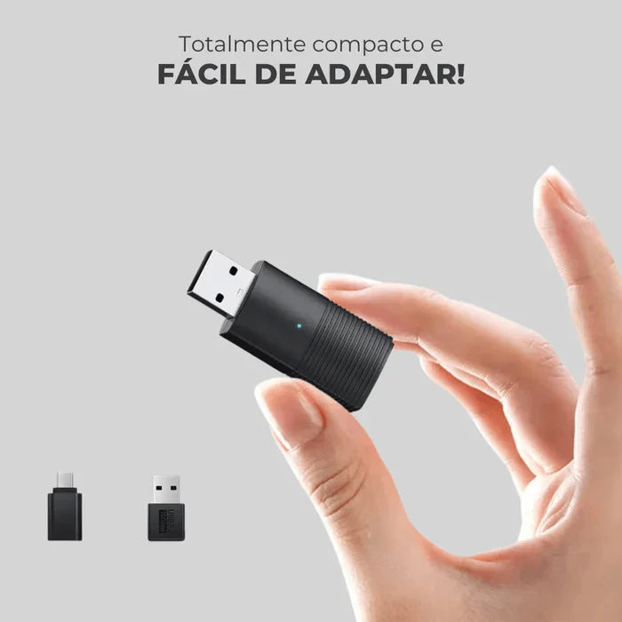 DriveUp® - Adaptador Carplay Sem Fio 2 em 1